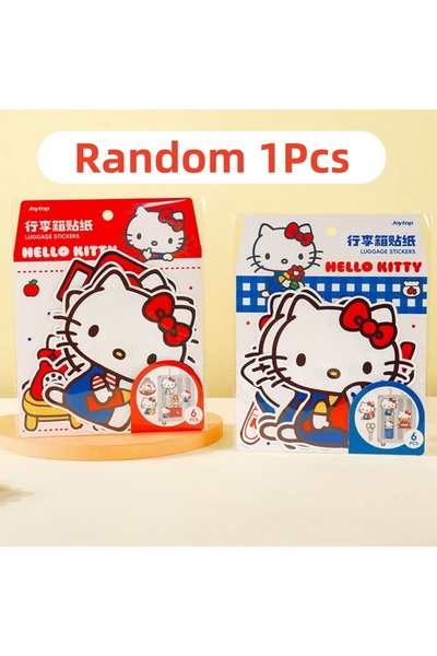 JOY TOP ملصقات هيلو كيتي أصلية من سانريو، قطعة واحدة عشوائية، لتزيين أجهزة ال...