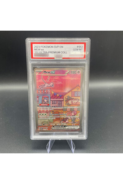 Choice Bandai 1PCS DIY Anime PTCG English version 2023 SVP MEW ex Rating Card...