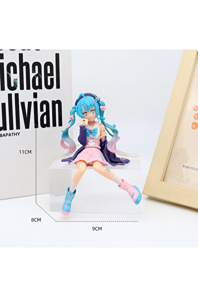 BANDAI مجسم هاتسون ميكو من نوبوكس، شخصية أنمي، زهرة ساكورا وردية اللون، وضعية...