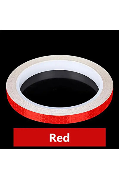 Choice ملصق عاكس للضوء للدراجات الهوائية، أحمر، لفة واحدة، 8 أمتار، للدراجات ...