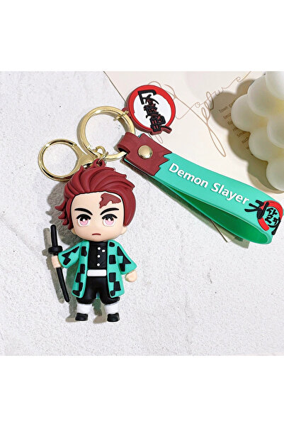 Choice1 بانداي 1 قطعة سلسلة مفاتيح مفاتيح شيطان القاتل الشكل كامادو تانجيرو N...