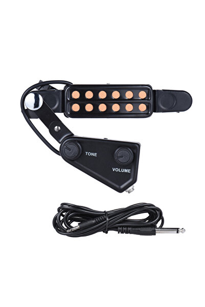 Choice gold 12 Sound Hole Guitar Pickup Acoustic Electric Transducer for Acou...