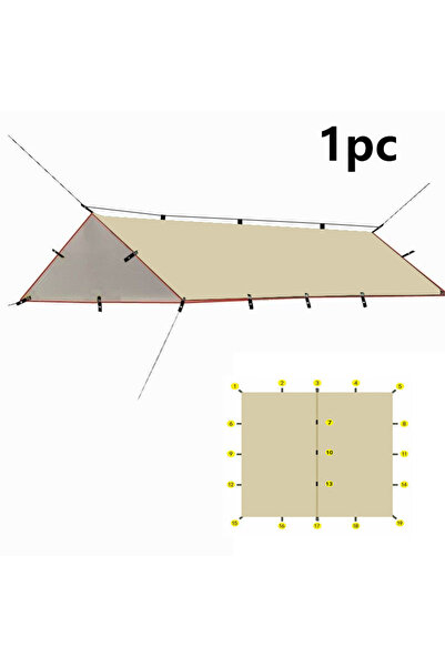 Choice 300x500cm khaki 19 Hanging: Khaki, olive green, green waterproof canop...