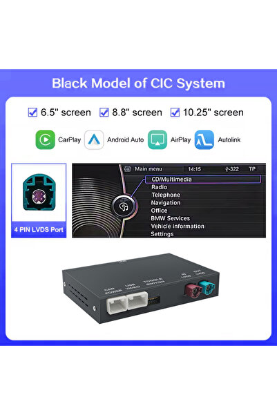 Choice CIC Wireless CarPlay Android AUTO For BMW NBT CIC System For BMW 5 Ser...