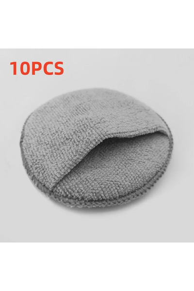 Choice4 Grey 10Pcs 10/1Pcs Soft Microfiber Car Wax Applicator Mitts Polishing...