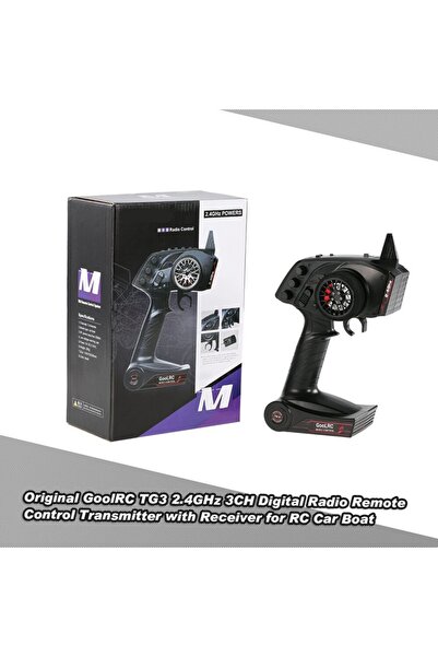 Choice جهاز تحكم عن بعد لاسلكي رقمي GoolRC TG3 أسود اللون، بتردد 2.4 جيجاهرتز...