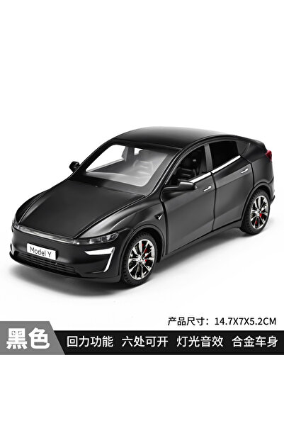Choice3 نموذج سيارة تسلا موديل Y بمقياس 1:32، مصنوع من سبيكة معدنية، مع مؤثرا...