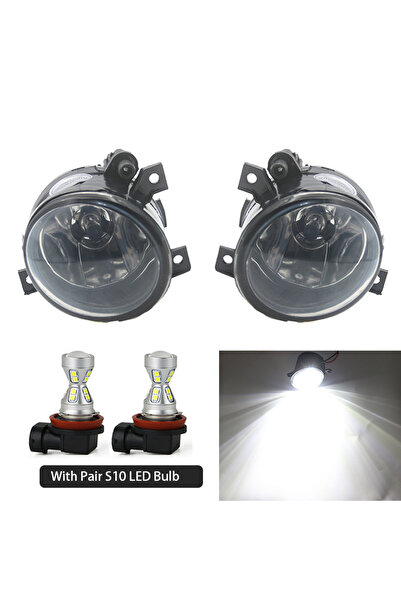 choice2 مصباح ضباب أمامي LED أبيض S10 لسيارات فولكس فاجن جيتا 5 وجولف 5 GTI م...