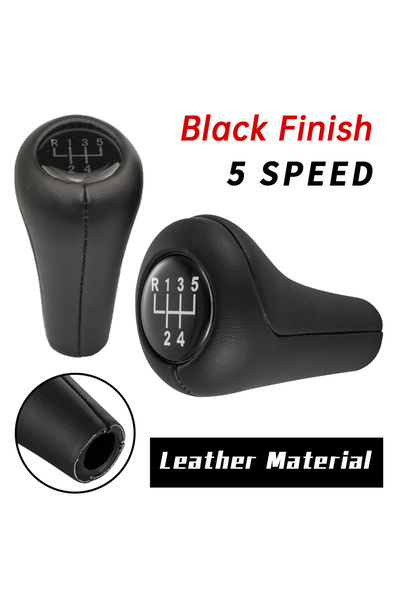 Choice1 مقبض ناقل حركة داخلي جديد أسود بخمس سرعات، مناسب لسيارات BMW 5/6 سرعات.