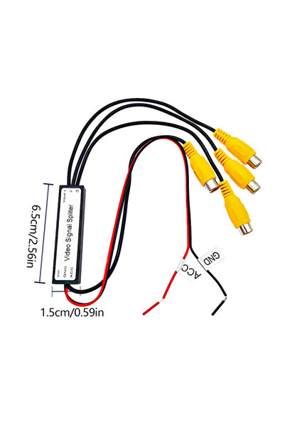 Choice onesize CVBS & AHD720P Video Signal Splitter 1 To 3 Output Video Boost...