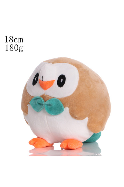 Choice 18cm Rowlet Pokemon Rowlet Plush Toys Adorably Owl Stuffed Doll Anime ...