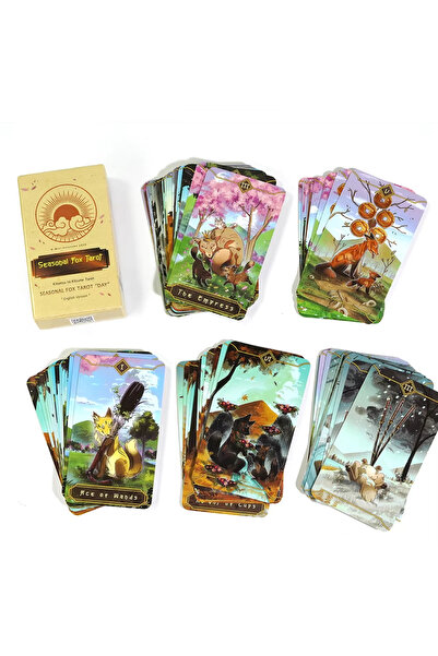 Choice ٤٨١ بطاقة تاروت موسمية للثعلب للمبتدئين وفهم معانيها، إصدار لوحة أوراكل P