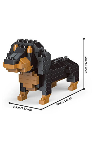 Choice مجموعة بناء كلاب داشهوند صغيرة الحجم من نيو حقيبة ، تتضمن مكعبات بناء،...