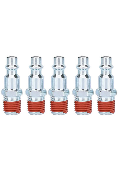 Choice 5PC 1/4 Inch NPT External Thread Pneumatic Quick Coupling Male Connect...