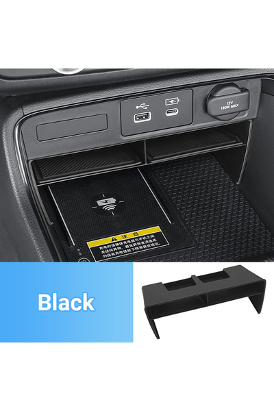Choice صندوق تخزين أسود اللون لوحدة التحكم المركزية لسيارة هوندا CRV موديلات ...