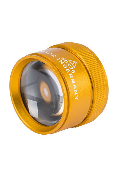 APWIKOGER عدسة مكبرة محمولة ذهبية اللون، 30 ضعف، خفيفة الوزن، عدسة بصرية K9، ...