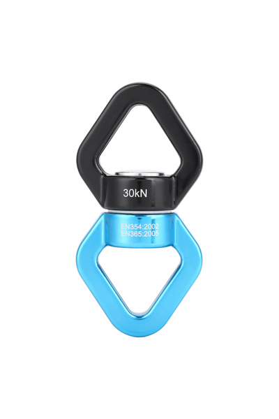 Choice جهاز دوار أمان بحبل أزرق، قوة 30 كيلو نيوتن، مناسب للتسلق واليوغا، متع...