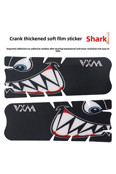 Choice ملصق حماية ذراع التدوير لدراجة شارك، قرص أسنان لتعديل ذراع التدوير، غش...