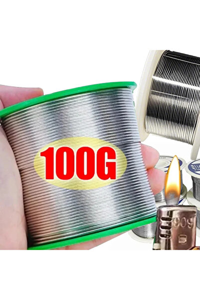 Choice1 سلك لحام ذو قلب صمغي، قطر 1.0 مم، وزن 100 غرام، قطعة واحدة، قطر 1.0 م...