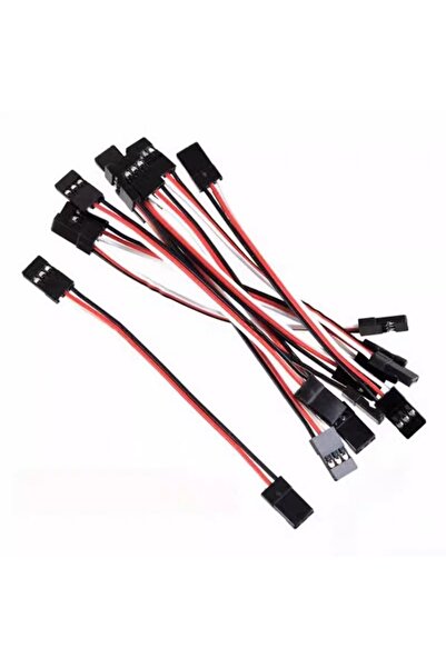 Choice 10 قطع من أسلاك توصيل التحكم في الطيران المؤازر بطول 20 سم، ذكر إلى ذك...