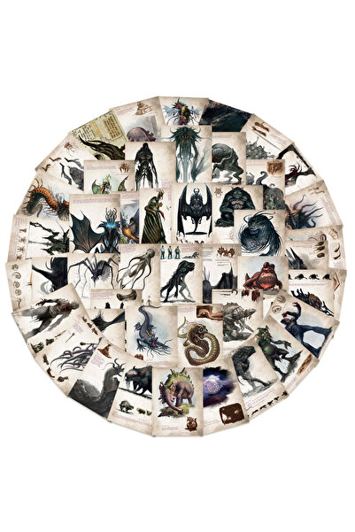 Choice 50pcs 50Pcs Cthulhu Mythical Monster Stickers Laptop Luggage Living Ro...