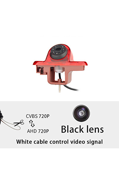 Choice كاميرا خلفية للسيارة مزودة بعدسة سوداء 12 فولت، تدعم تقنية AHD بدقة 10...