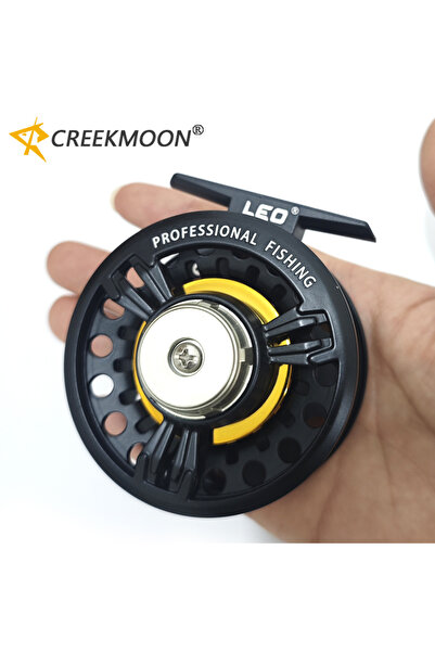 Choice بكرة صيد ذباب معدنية بالكامل 29.86، مزودة بثلاثة محامل كروية، يمين ويس...