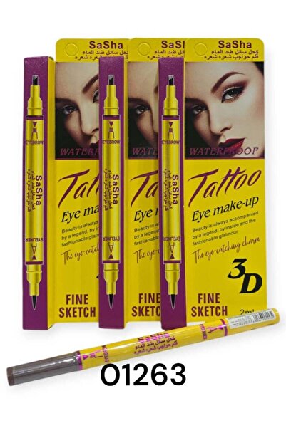 SASHA 3 Waterproof Eyeliner and Eyebrow Pencil Set