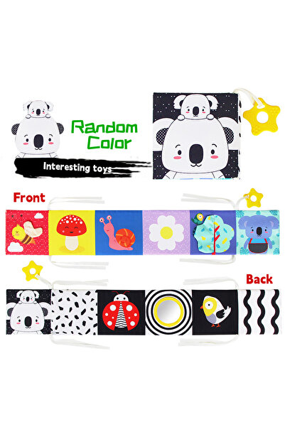 Choice3 كتاب قماشي ناعم للأطفال على شكل حشرات، لعبة تعليمية، كتب قماشية تعليم...