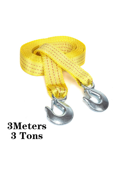 Choice 3M 1 Pcs 4M Car Tow Cable Heavy Duty 3Ton/5Ton Trailer Rope Towing Pul...