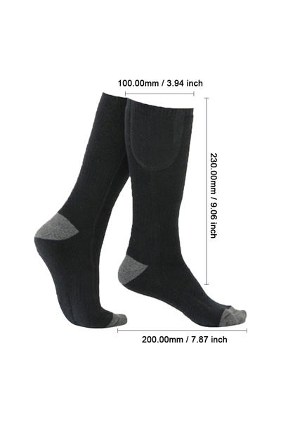 Choice Thermostatic Version Winter Heating Socks Rechargeable Anti-Cold Heate...