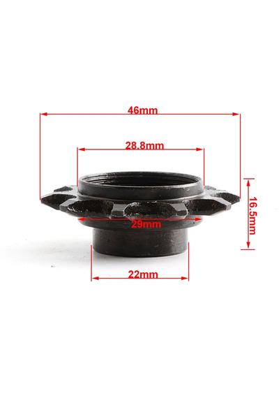 Choice3 ترس 10T 415 مع ترس قيادة وسلسلة مكونة من 110 وصلات، مناسب للدراجات ال...