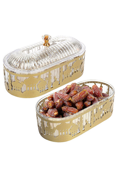 Choice صينيتان من حلويات رمضان، زينة عيد مبارك للمنزل، صندوق حلويات 2025، رمض...