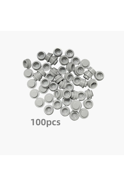 Choice ١٠٠ قطعة من مكعبات البناء البيضاء الشفافة بستة ألوان، متوافقة مع طراز ...