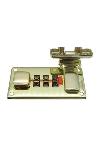 Choice قفل تركيبي بدون لون أصفر، 65*29 مم، فضي، قفل برقم سري، مزلاج، قفل ثابت...