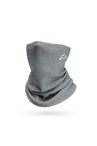 Choice gray Fall Winter Sport Running Ski Mask Velvet Thermal Neck Warmer Ski...