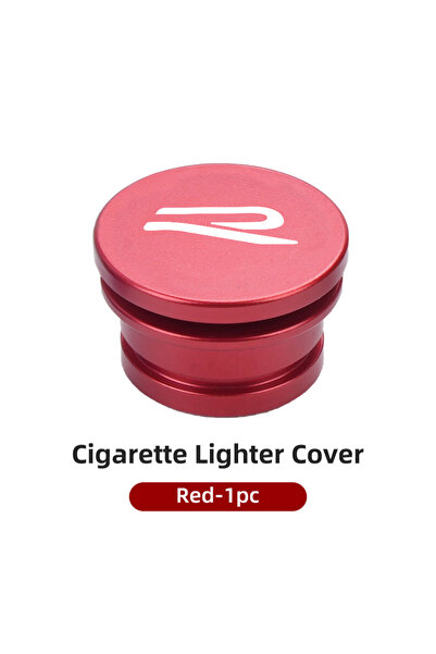 Choice غطاء ولاعة سجائر معدني أحمر اللون، قطعة واحدة، غطاء مزخرف، غطاء مقاوم ...