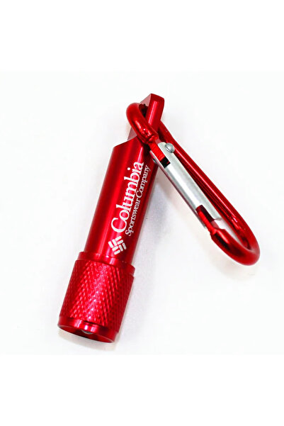 Choice سلسلة مفاتيح صغيرة محمولة حمراء اللون مزودة ببطارية، مصباح LED صغير، س...