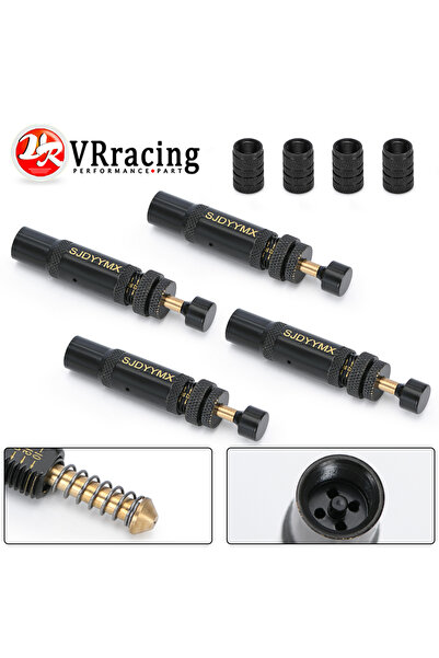 Choice طقم صمام تفريغ هواء الإطارات ذاتي الإيقاف (10-30 رطل لكل بوصة مربعة) 4...