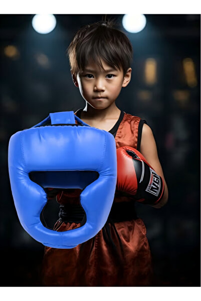 DOMEET Headgear for Kids, Thickened PU Leather Boxing Helmet Safety Head Guar...
