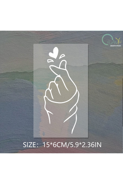 Choice ملصق سيارة مقاوم للماء مقاس 15×6 سم (B315A2) بتصميم قلب إبداعي، يُستخد...