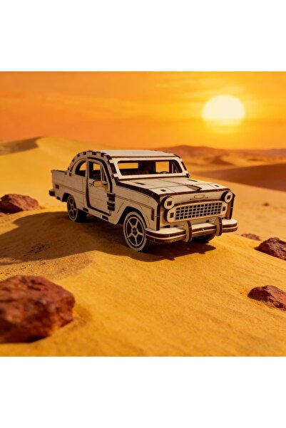 Choice أحجية سيارة خشبية ثلاثية الأبعاد بيضاء، طقم نموذج اصنعه بنفسك، هدية مص...