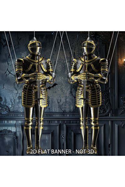 Choice MULTI 2D Medieval Castle Party Banner Medieval Knight Birthday Decorat...