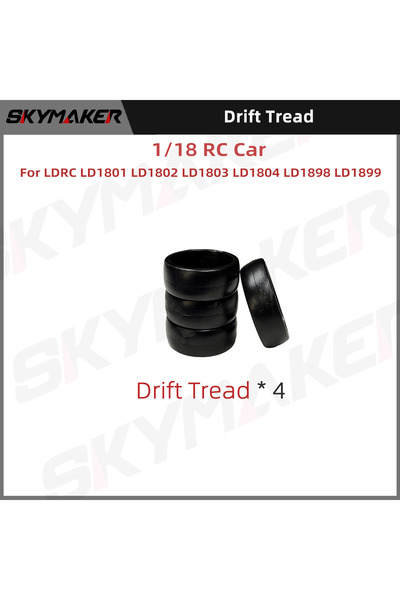 Choice إطار سيارة LD-DTP LDRC بمقياس 1/18 لسيارات التحكم عن بعد 1:18 LD1801 L...