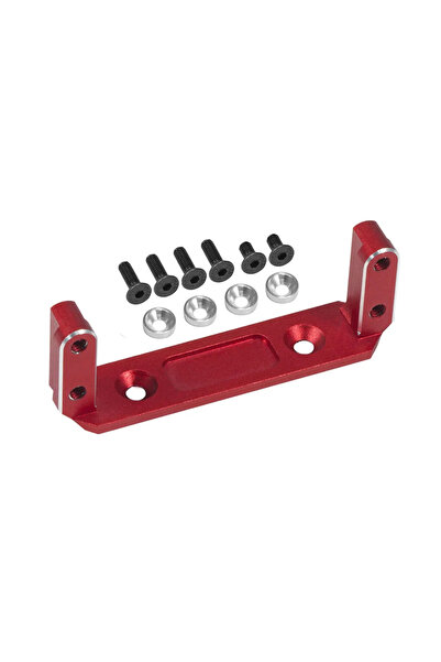 choice2 Red CNC Aluminum Servo Mount Upgrade - Fits Axial Capra UTB10 & SCX10...