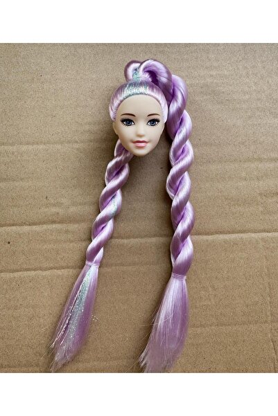 Choice purple braid head 1/6 Doll Heads Asian Face Mold Super White Skin Tone...