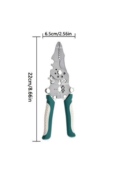 Choice أداة تعرية الأسلاك القابلة للطي، بتصميم بكرة، متعددة الوظائف، لتقسيم أ...