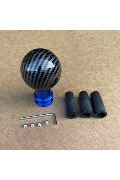 Choice3 مقبض ناقل حركة عالمي أزرق اللون، ذراع ناقل الحركة، شكل كروي، طباعة نق...