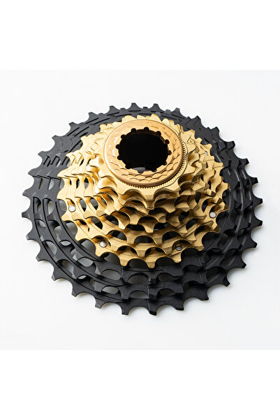 Choice كاسيت دراجة طريق ZRACE ALPHA EX أسود ذهبي 11-32T، 11 سرعة، عالي الجودة...