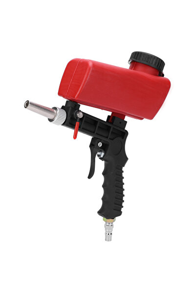 Choice Red Industrial Portable Hand Held Pneumatic Sandblaster - Adjustable f...